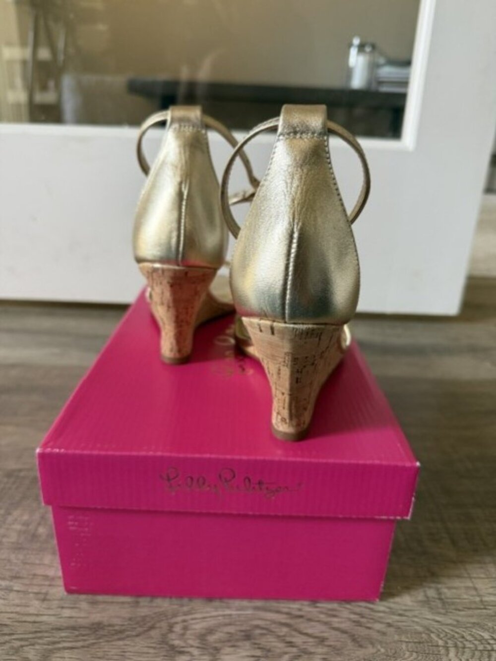 Lilly Pulitzer Cork Wedges - Picture 2 of 5